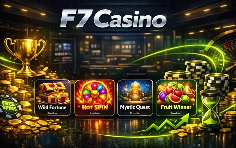 F7 Casino registration page banner